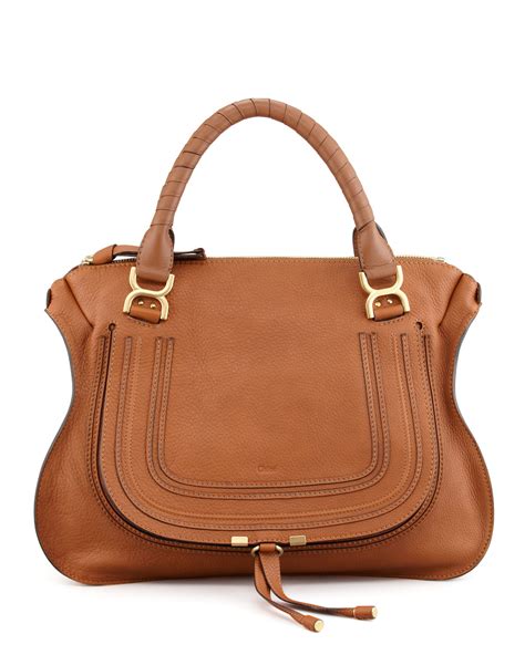 Chloé Large Marcie Leather Satchel 